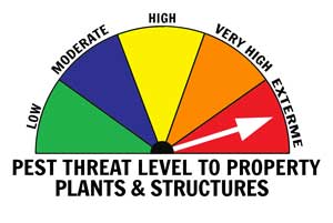 Pest Threat to Property, Homes, Plants
